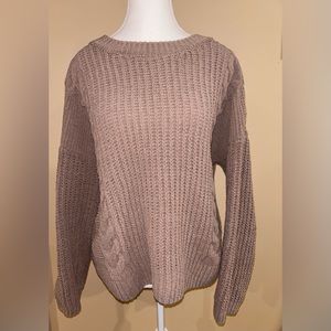 Juniors Kohls So Brand Taupe Sweater SIZE XXL